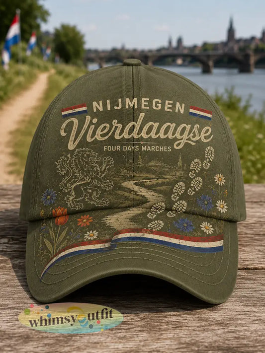 Hoed met grafische print van het ‘Vierdaagse’-festival - A / ÉÉN