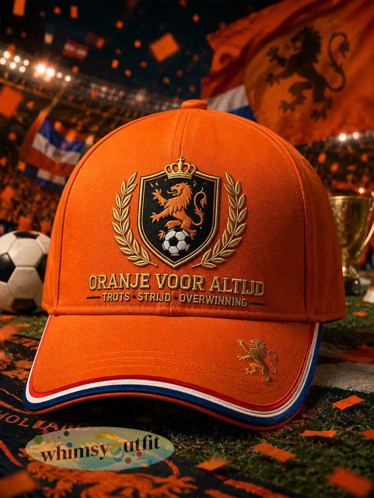 Hoed met Leeuw- en Voetbalprint - A / ÉÉN