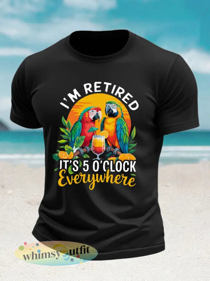 Imitatie katoenen T-shirt met korte mouwen - Zwart / S