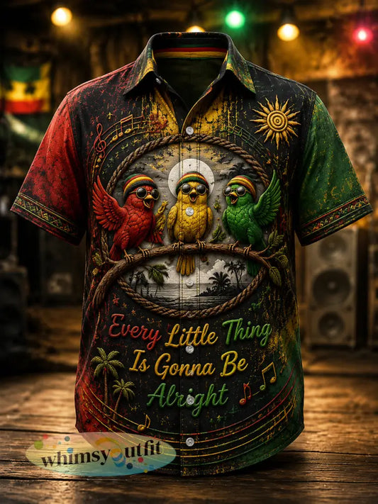 Klassiek casual shirt voor Retro Reggae muziekfans - als foto / S