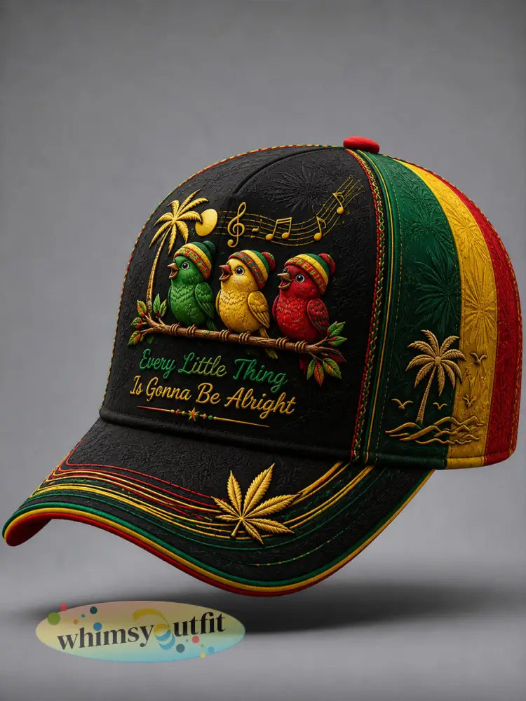 Klassieke Baseball Cap voor Reggae Music Fans - als foto / 58CM