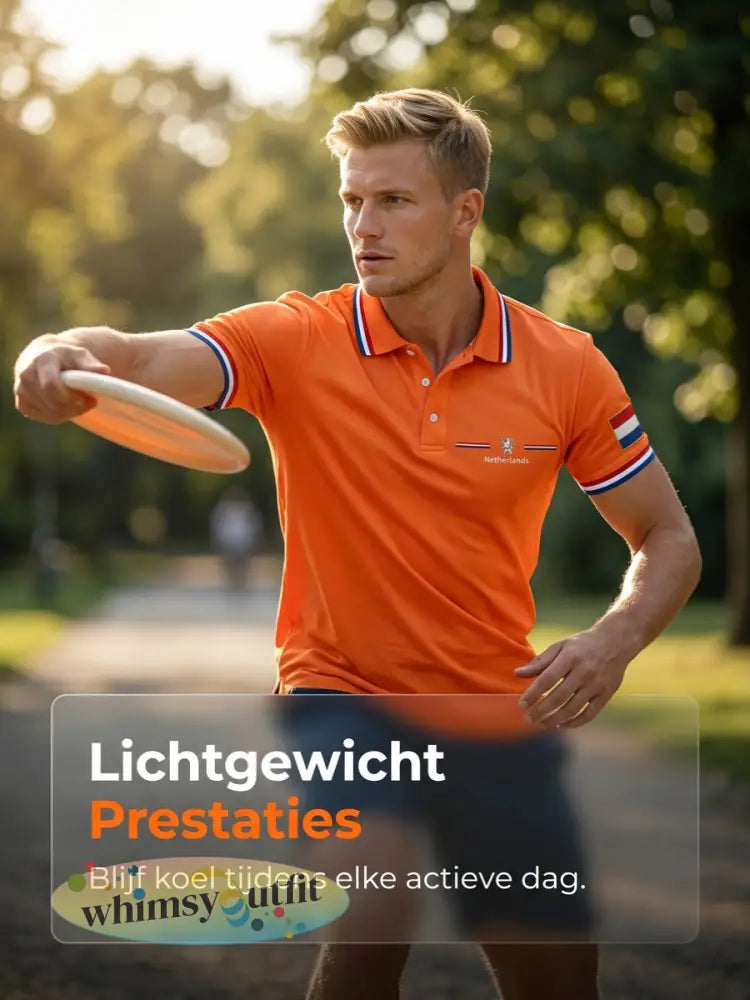 Koningsdag poloshirt voor heren