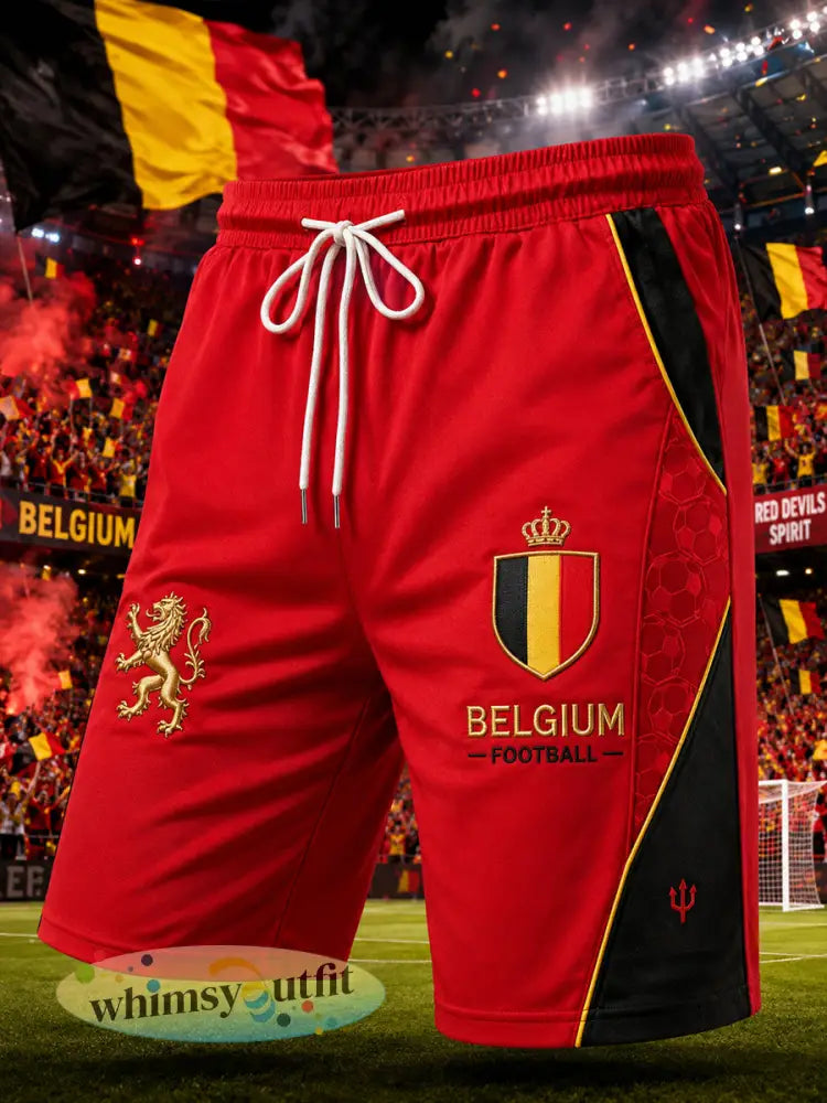 Korte broeken met voetbalprint voor heren - A / S