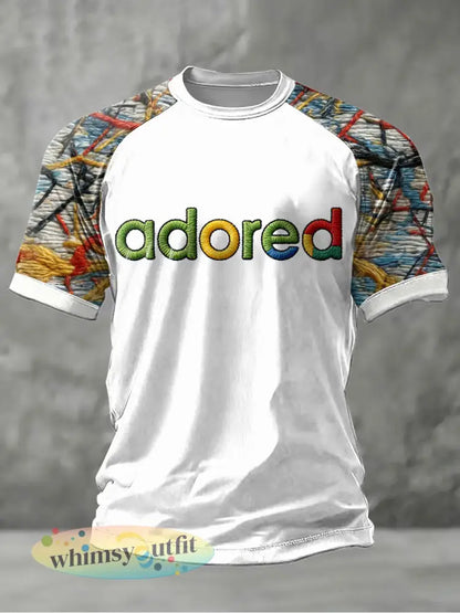 Lemon Roses Muziekliefhebbers heren T-shirt met korte mouwen - Wit / S