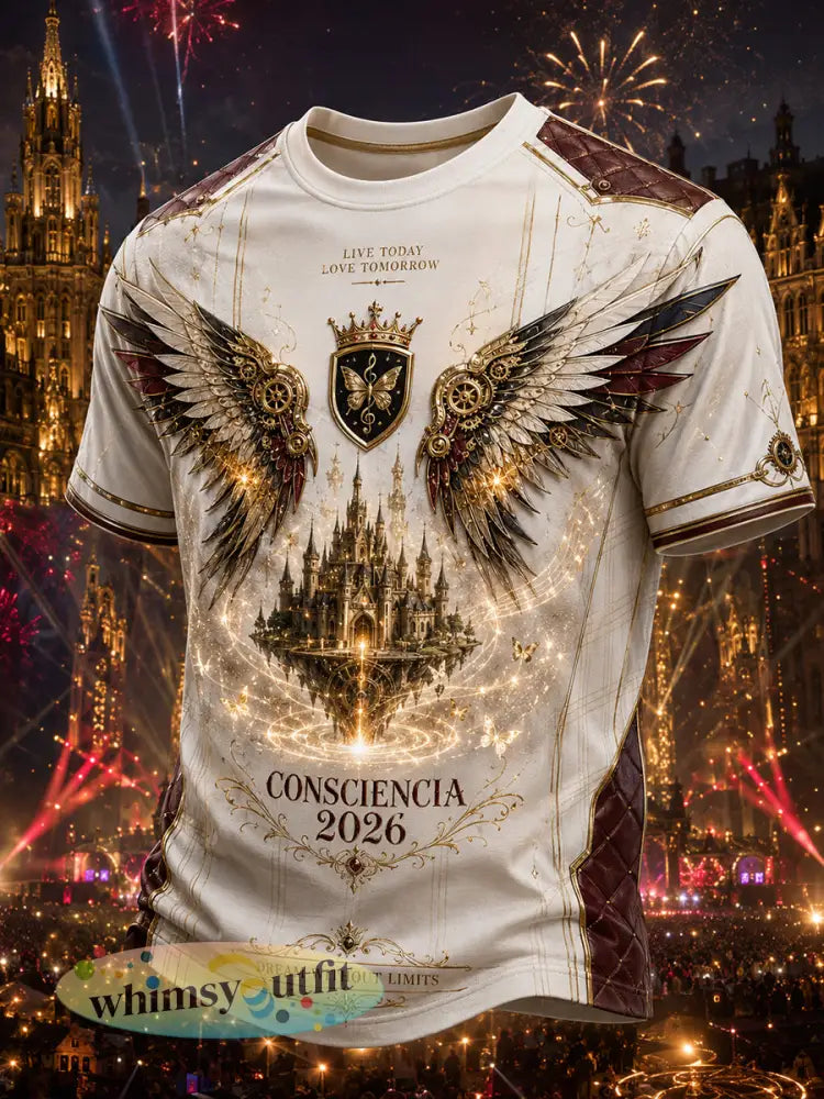 Mannen Muziekfestival Print T-shirt met korte mouwen - A / S