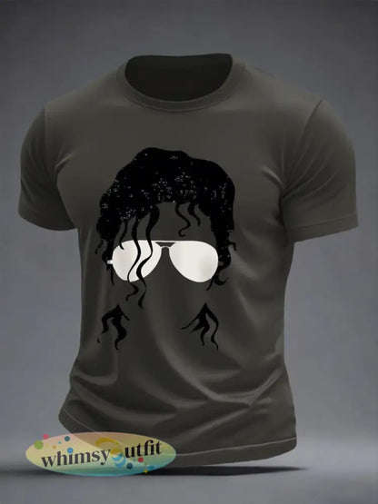 Mannen Pop Muziek Geïnspireerd Casual T-shirt - Donkergrijs / S