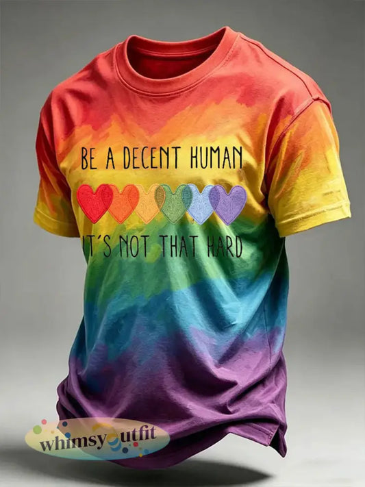 Mannen zijn een fatsoenlijk mens het is niet dat harde T-shirt - als foto / S