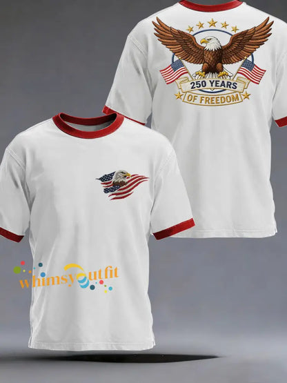 Men’s America 250 Printed Casual T-Shirt White / S