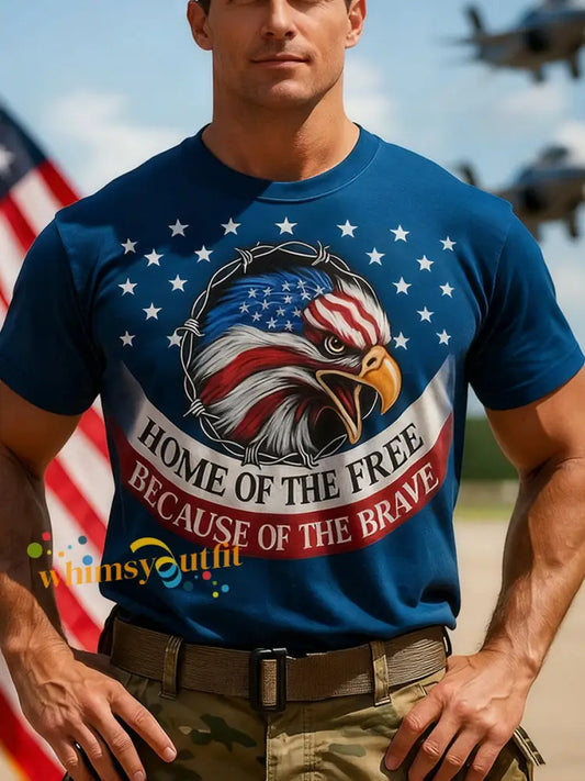 Men’s American 250th Anniversary T-shirt Blue / S