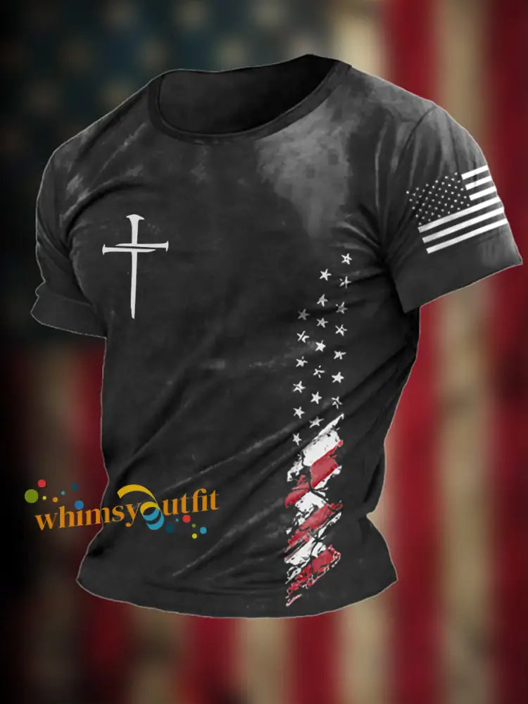 Men’s American Faith T-shirt Black / S