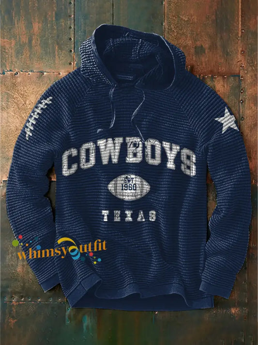 Men’s American football hooded sweatshirt Navy Blue / S