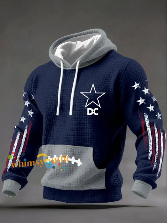Men’s American Football Hoodies Blue / S