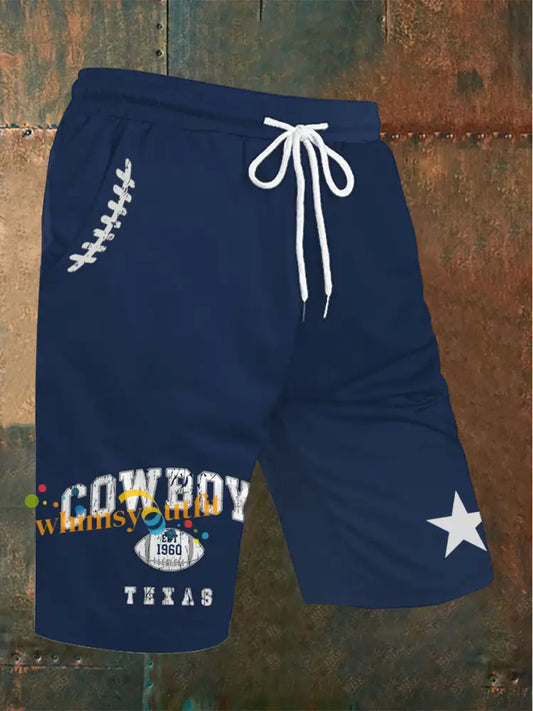 Men’s American Football Shorts Navy Blue / S