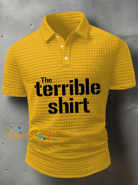 Men’s American Football T Shirt Gold / S