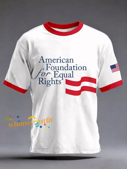 Men’s American Foundation for Equal Rights T-shirts White / S