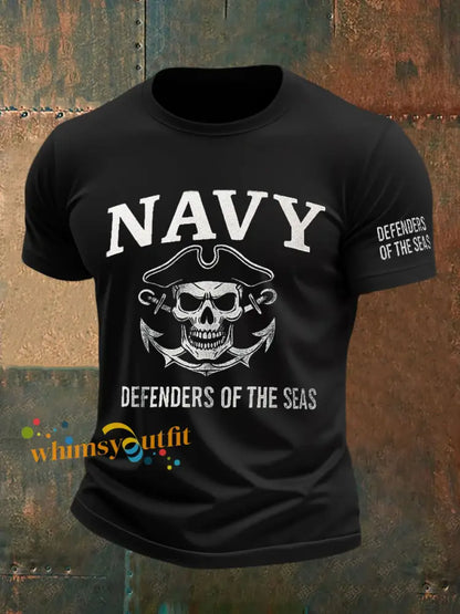 Men’s America’s Navy 250 Printed T-shirt Black / S