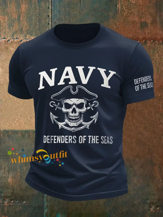 Men’s America’s Navy 250 Printed T-shirt Navy Blue / S