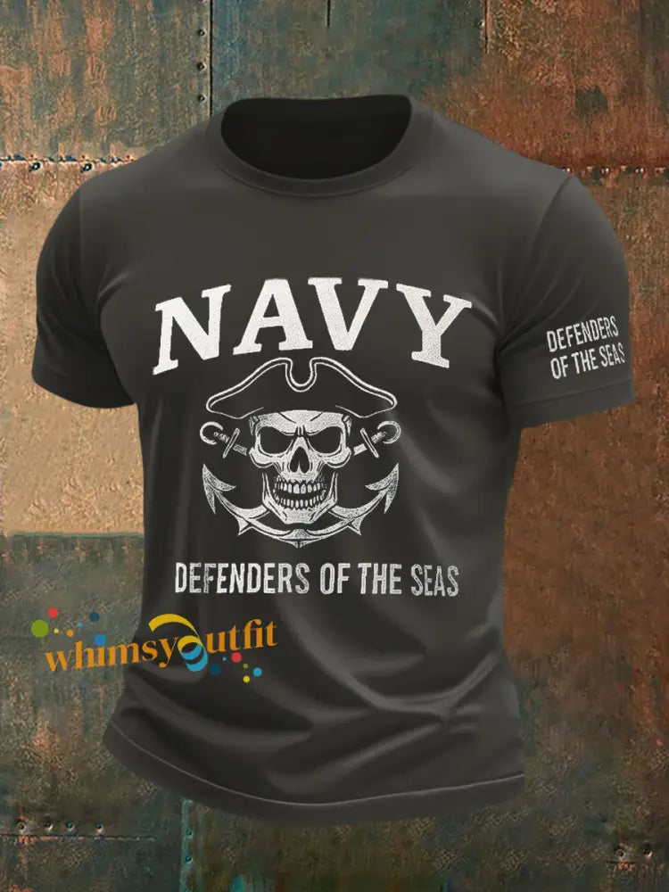 Men’s America’s Navy 250 Printed T-shirt Dark Gray / S