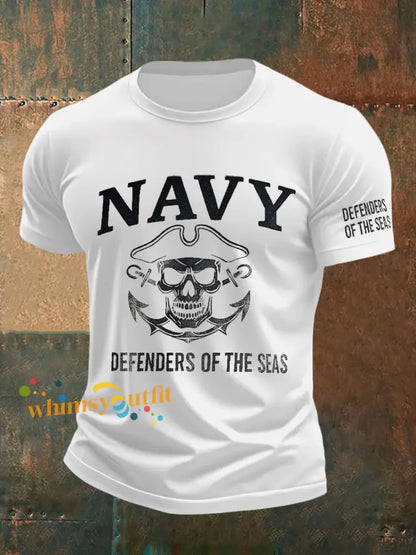 Men’s America’s Navy 250 Printed T-shirt White / S