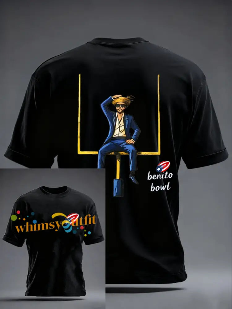 Men’s benito bowl short sleeves t-shirt Black / S