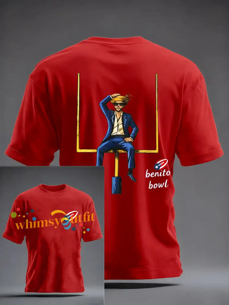 Men’s benito bowl short sleeves t-shirt Red / S