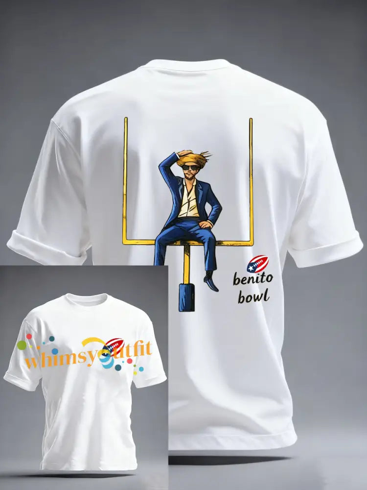 Men’s benito bowl short sleeves t-shirt White / S
