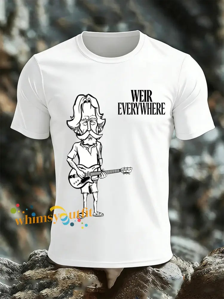 Men’s Bob Weir-Inspired Graphic Print T-Shirt A / S