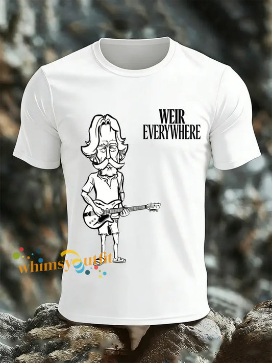 Men’s Bob Weir-Inspired Graphic Print T-Shirt A / S