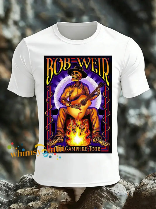 Men’s Bob Weir-Inspired Graphic Print T-Shirt A / S
