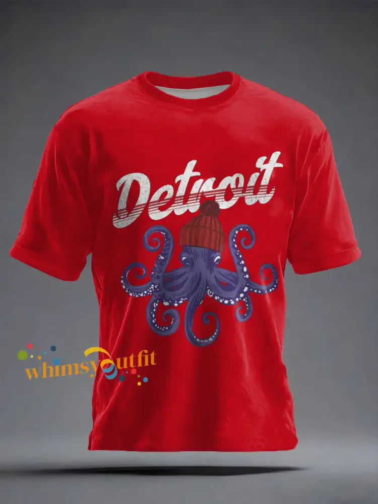 Men’s Detroit Hockey Inspired T-shirt As picture / S