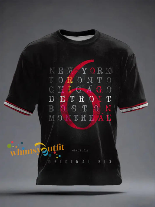 Men’s Detroit Hockey Inspired T-shirt As picture / S