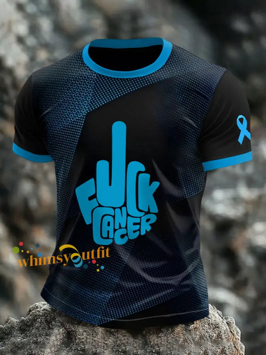 Men’s F*K Prostate Cancer T shirts As picture / S