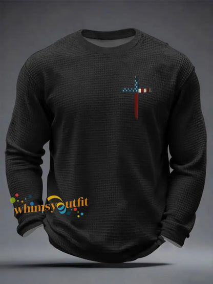 Men’s Faith Over Fear Waffle Long Sleeve T-Shirt