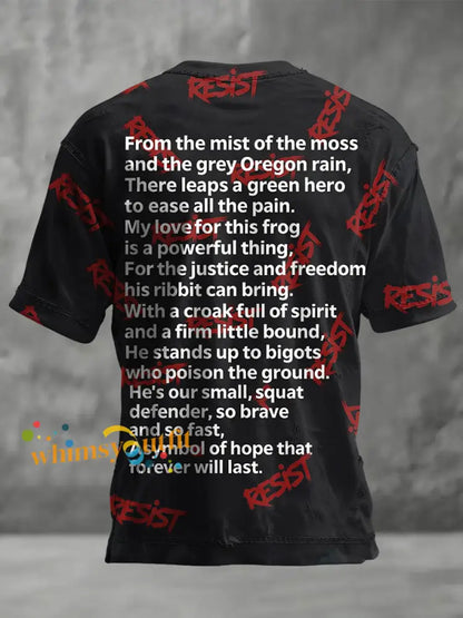 Men’s FDT Polish Frog Print short sleeves t-shirt