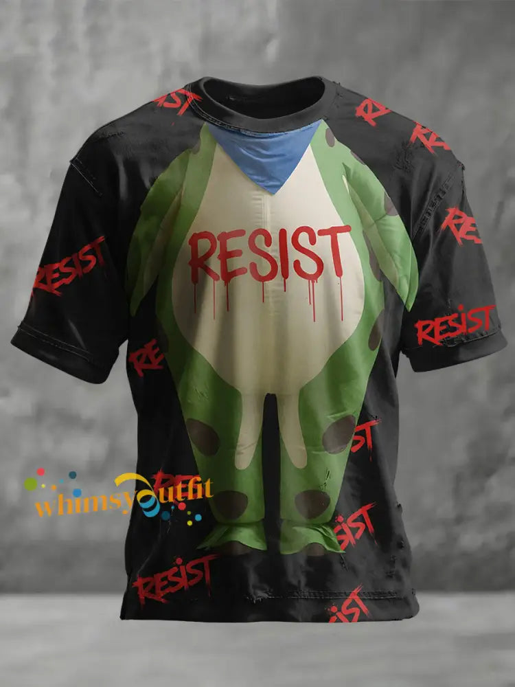 Men’s FDT Polish Frog Print short sleeves t-shirt