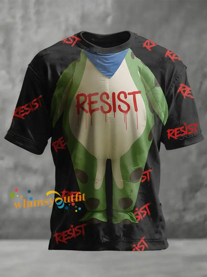 Men’s FDT Polish Frog Print short sleeves t-shirt