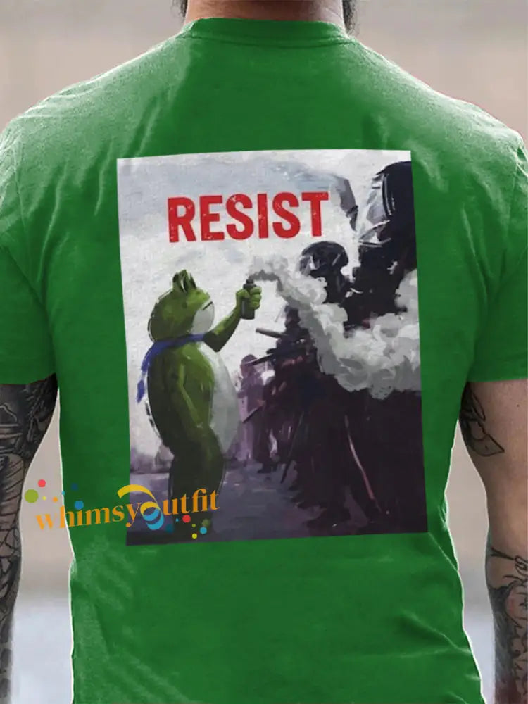 Men’s FDT Polish Frog Print short sleeves t-shirt