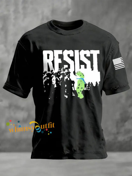 Men’s FDT Polish Frog Print short sleeves t-shirt Black / S