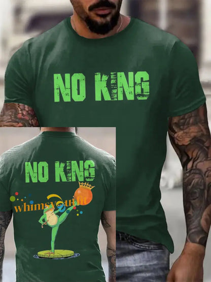 Men’s FDT Polish Frog Print short sleeves t-shirt Dark Green / S