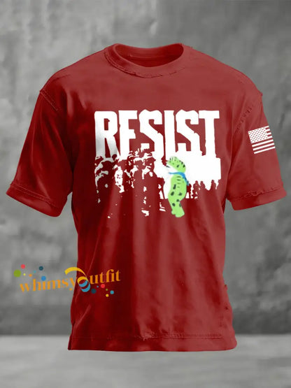 Men’s FDT Polish Frog Print short sleeves t-shirt Red / S