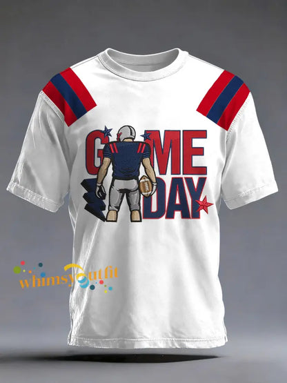 Men’s Football Fans Gameday Casual Tee White / S