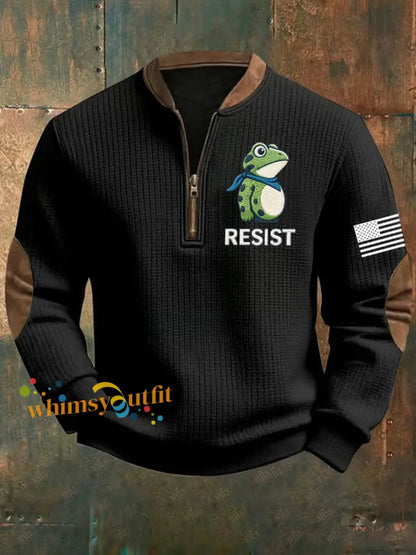 Men’s Frog Resist Printed Sweatshirt Black / S