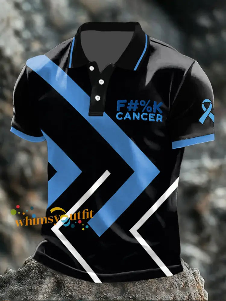Men’s Fuck cancer prostate tops As picture / S