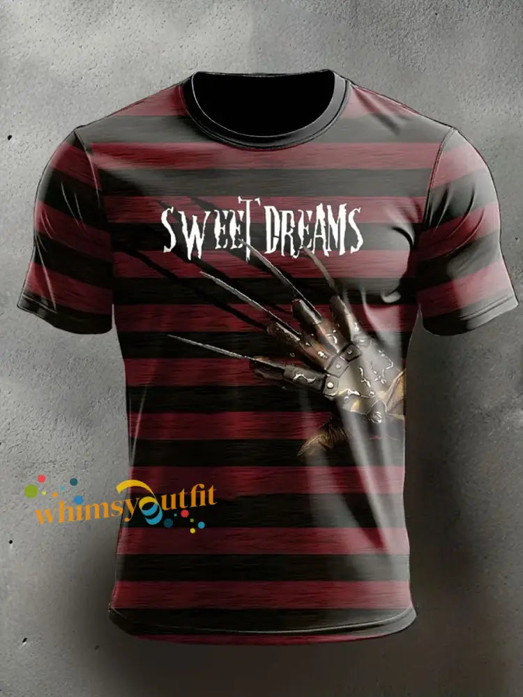 Men’s Funny Halloween Horror Printed T shirt