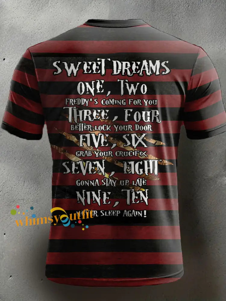 Men’s Funny Halloween Horror Printed T shirt