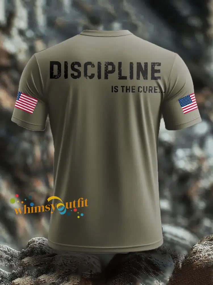 Men’s Funny Veteran Retirement Printed T-shirt