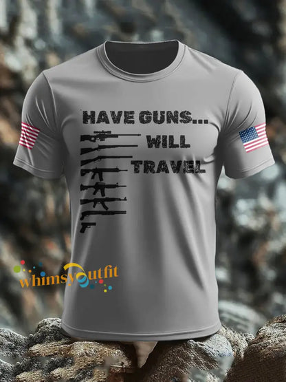 Men’s Funny Veteran Retirement Printed T-shirt Light Gray / S