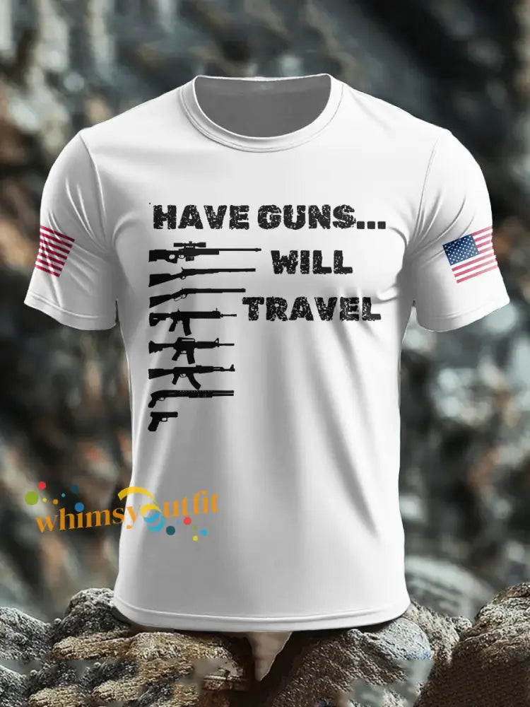 Men’s Funny Veteran Retirement Printed T-shirt White / S