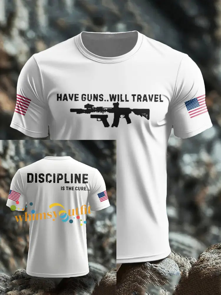 Men’s Funny Veteran Retirement Printed T-shirt White / S