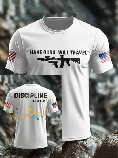 Men’s Funny Veteran Retirement Printed T-shirt White / S